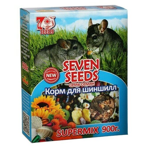 Корм SUPERMIX для шиншилл, 900 г 1 упак.