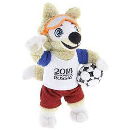 фигурка коллекционная волк забивака t11143 4 fifa 2018 world cup russia Мягкая игрушка FIFA-2018 Волк Забивака чемпионат по футболу подарок футболисту игрушка для мальчика