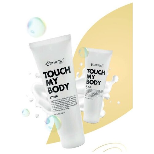 Esthetic House Скраб для тела Touch my body Goat milk, 100 мл, 114 г