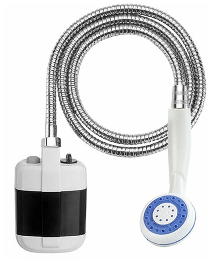 Походный переносной душ Portable Outdoor Shower с акуммулятором и USB зарядкой - фотография № 4