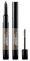 Kiss New York Professional карандаш для бровей Top Brow + тушь Brunette