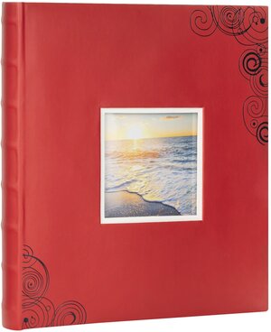 Фотоальбом Fotografia магнитный, 29х32 см, 30 листов, красный, FA-EBBSA30-814