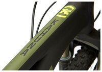 Горный (MTB) велосипед KONA Kahuna (2018) matt black/olive/olive/yellow decals S (164-173) (требует 