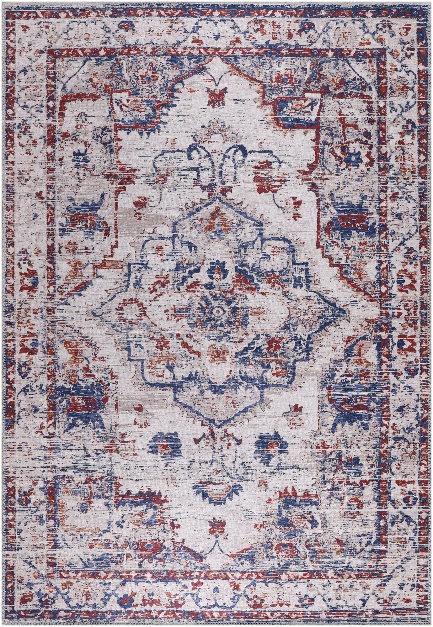 Ковер прикроватный, придверный хлопковый, ковер турецкий килим, DivaHome,60X90 cм, безворсовый , с оригинальным принтом.
