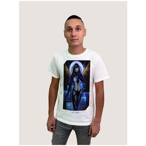 фото Футболка, размер 2xl, белый будь на стиле