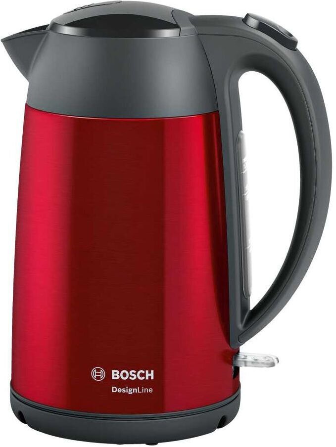 Чайник Bosch TWK3P424 1.7л. 2400Вт красный (нержавеющая сталь)
