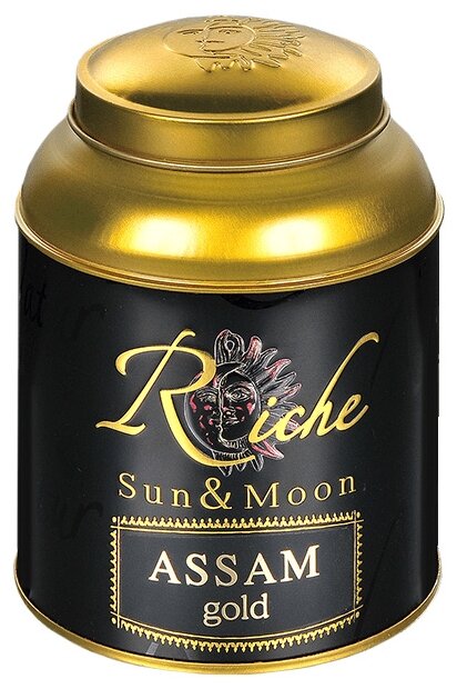 Чай черный Riche Natur Sun&Moon Assam gold, 100 г - фотография № 1