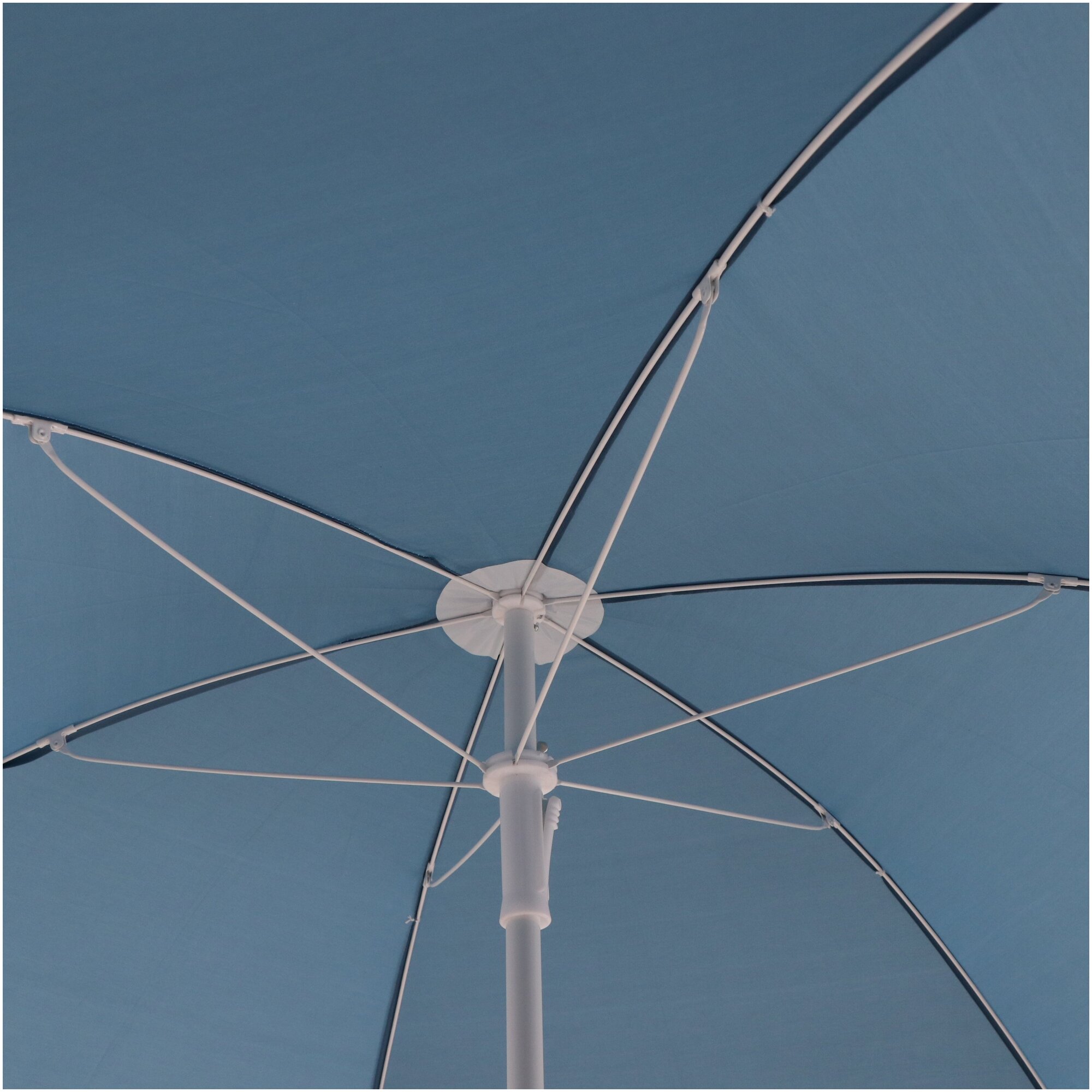 Зонт пляжный Ø2 м синий - фотография № 5