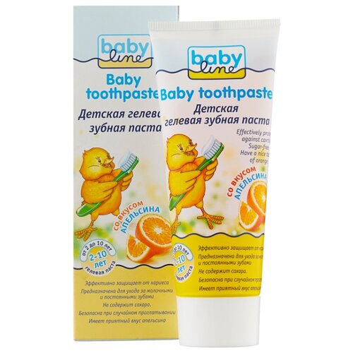 фото Зубная паста babyline со вкусом