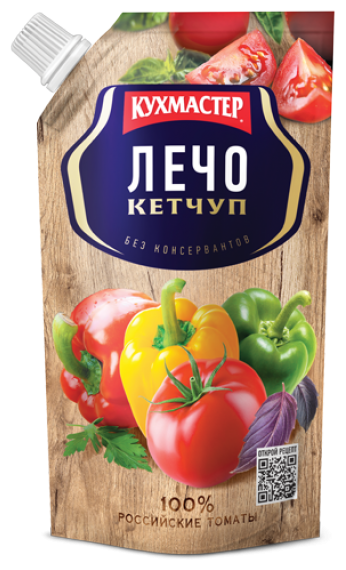 Кухмастер Кетчуп Лечо, 260 г