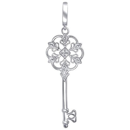 фото Эстет подвеска с 1 фианитом из серебра 01п153031