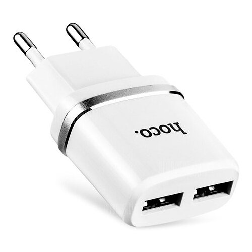 Hoco Зарядное устройство Hoco С12 white зарядное устройство hoco rc1 2xusb white