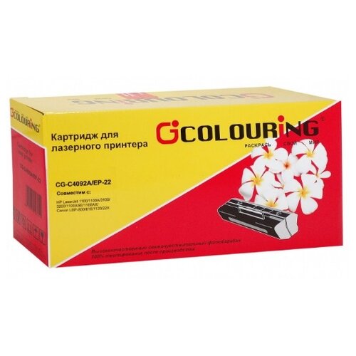 картридж netproduct n c4092a ep 22 2500 стр черный Colouring CG-C4092A/EP-22, 2500 стр, черный