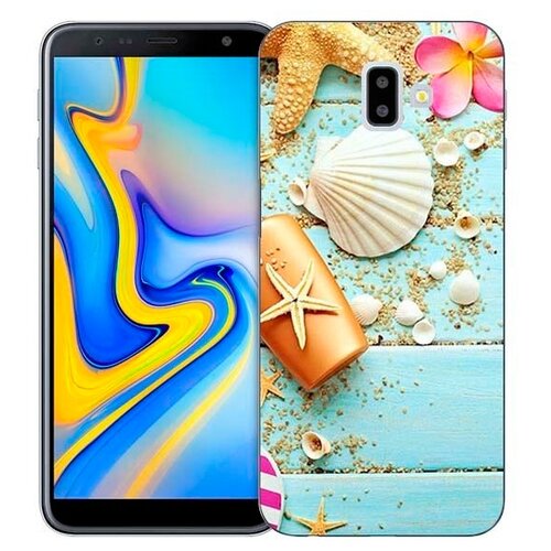 фото Чехол Gosso 731094 для Samsung Galaxy J6+ (2018) пляжный натюрморт