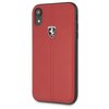 Чехол Ferrari для iPhone XR Heritage W Hard Leather Red - изображение