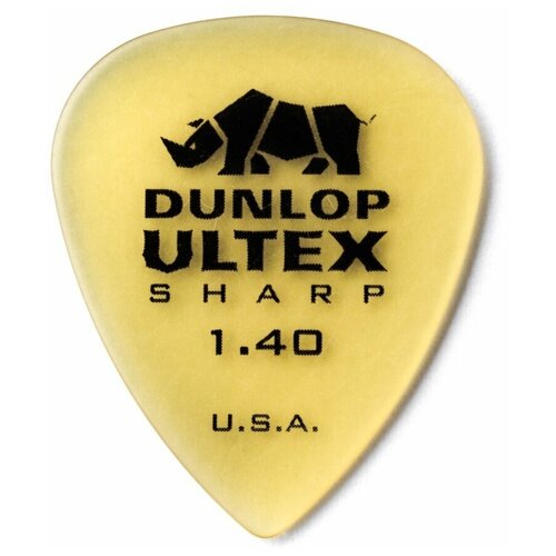 433P1.40 Ultex Sharp Медиаторы 6шт, толщина 1,40мм, Dunlop