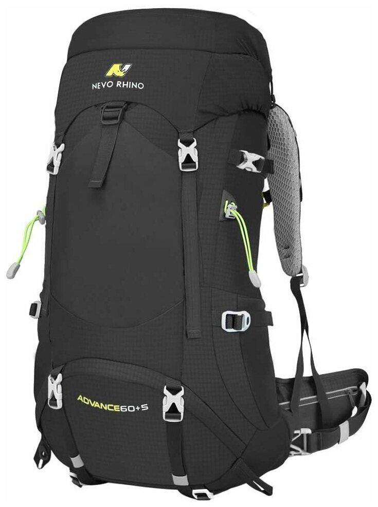 Рюкзак Nevo Rhino Advance 60+5 8984-NW 65L black