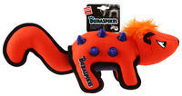 Игрушка для собак GiGwi Duraspikes Скунс с резиновыми вставками (75407) оранжевый