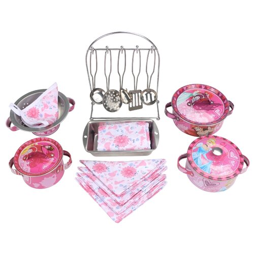 фото Набор посуды Hengjiang Art Ceramics Factory Королевское угощение DSN0201-004 розовый/серебристый