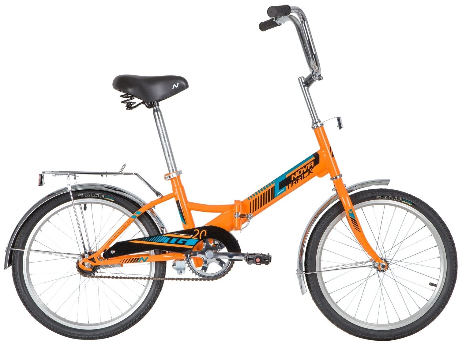 Подростковый городской велосипед Novatrack TG-20 Classic 201 (2020) Оранжевый