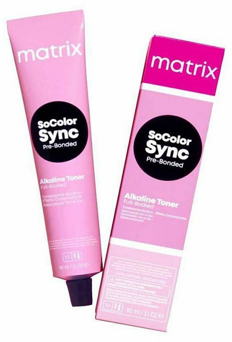 Безаммиачный краситель MATRIX SoColor Sync Pre-Bonded Натуральные оттенки, 90 мл 5MM СоколорСинк светлый шатен мокка мокка - 5.88 - фотография № 11