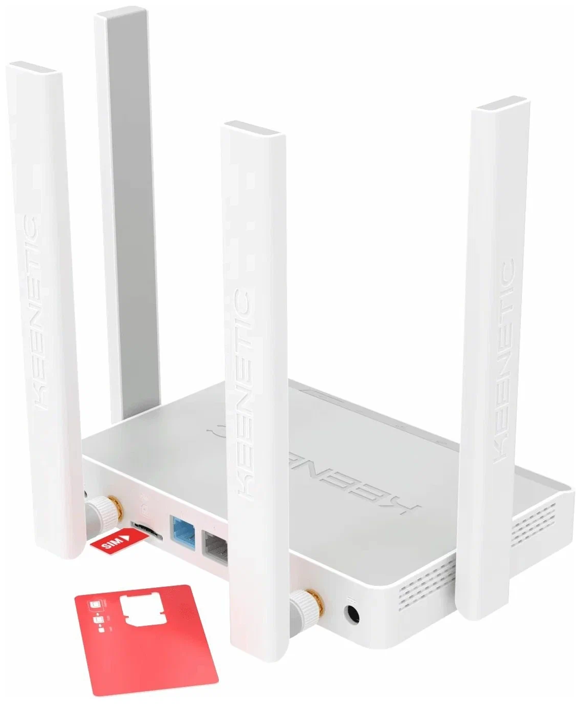 Wi-Fi роутер KEENETIC , белый - фото №5