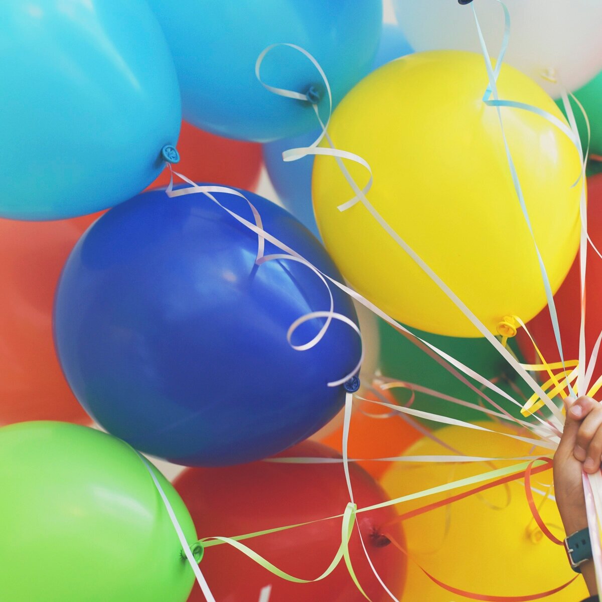 Воздушные шарики Круглые, 30 см, PATERRA, разноцветные, без рисунка, 30шт/упак