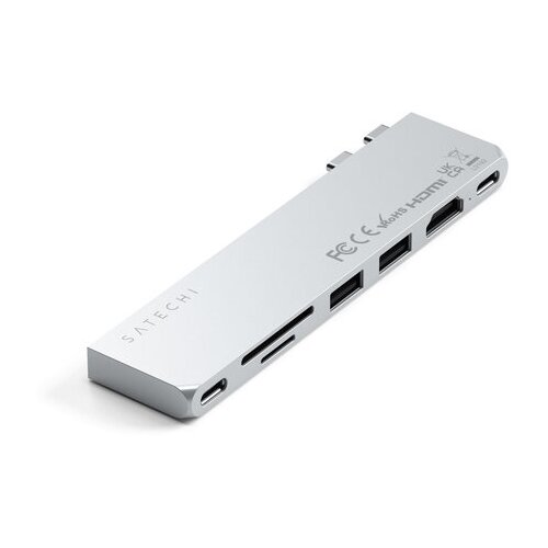 Адаптер Satechi USB-C Pro Hub Slim Adapter Цвет серый космос 659000₽