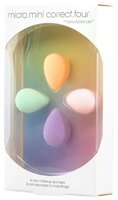 Набор спонжей beautyblender micro.mini correct.four, 4 шт. розовый/фиолетовый/зеленый/оранжевый