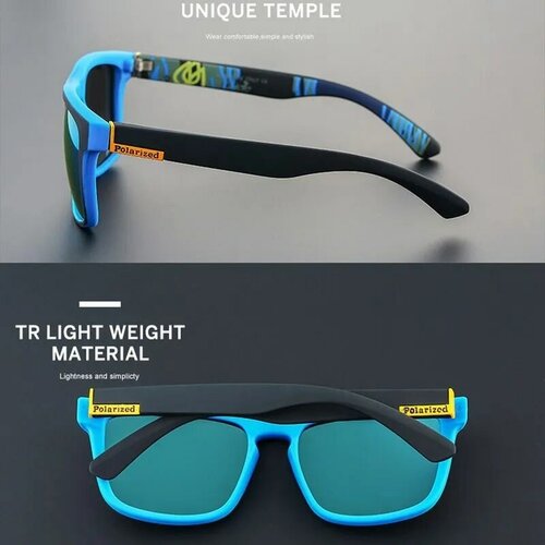 Солнцезащитные очки 173, синий брендовые поляризованные солнцезащитные очки world black 2023
