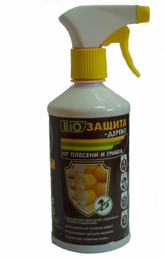 Пропитка-антисептик от плесени и грибка VGT BIO Защита-Дерево с триггером (0,5кг)