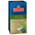 Чай зеленый Riston with jasmine в пакетиках - изображение