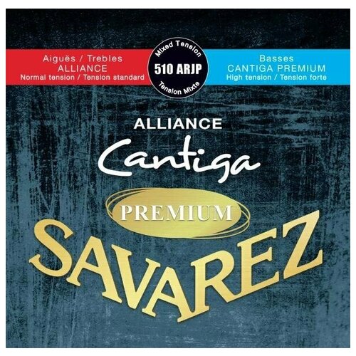 SAVAREZ 510 ARJP ALLIANCE CANTIGA PREMIUM струны для классических гитар (24-27-33-29-34-43) смешенного натяжения