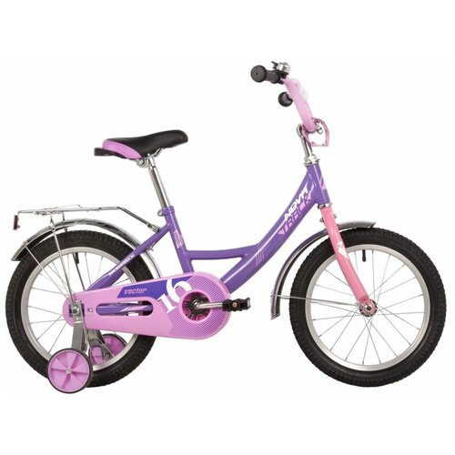 Детский велосипед Novatrack Vector 16 2022 16 Фиолетовый 1054000₽