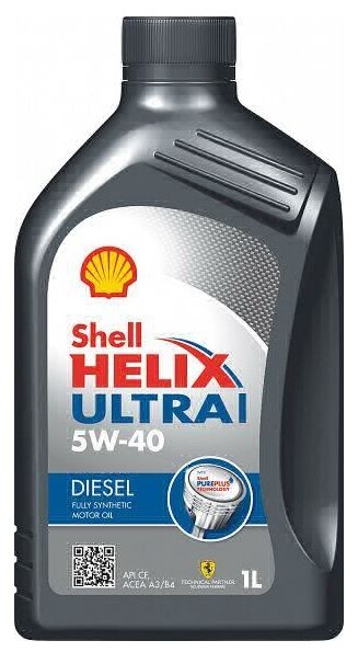 Масло Shell Helix Ultra Diesel 5w-40 Cf (1л) ShellHELIXDIESELULTRA5W401L