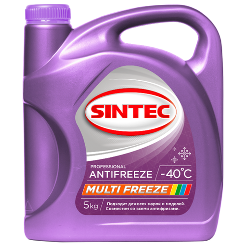 фото Антифриз SINTEC MULTI FREEZE 5 кг