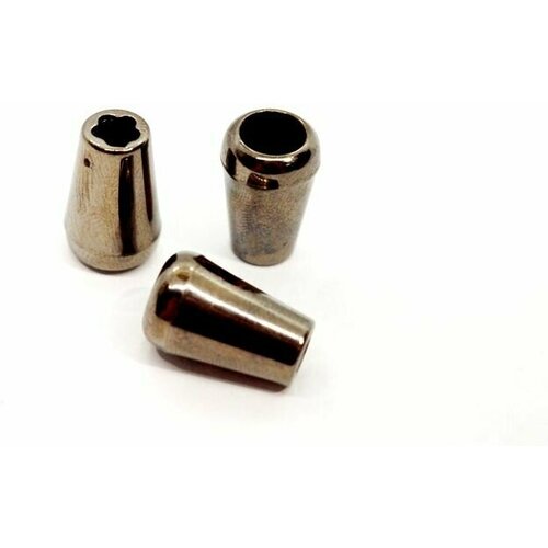 Наконечники СУ 1155 пластик с металлическим покрытием(уп.10 шт.) цв. Черный Никель 