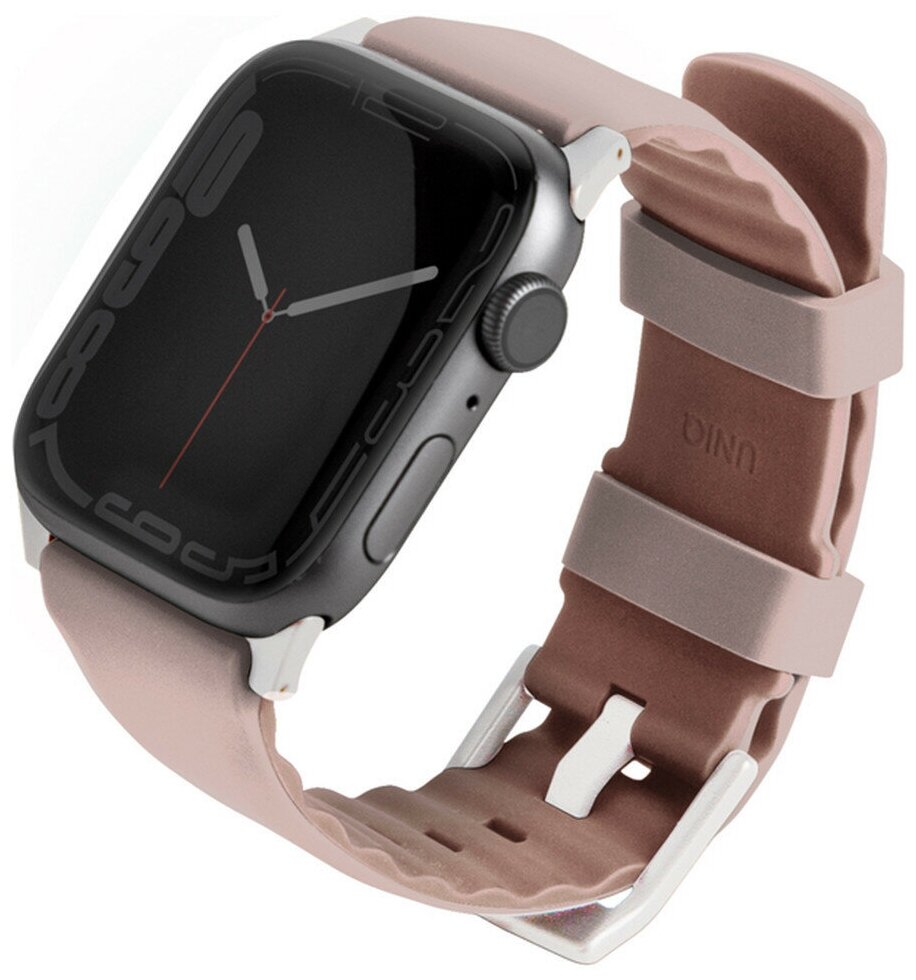 Ремешок Uniq Linus Airosoft silicone для часов Apple Watch All 38-40-41 мм розовый