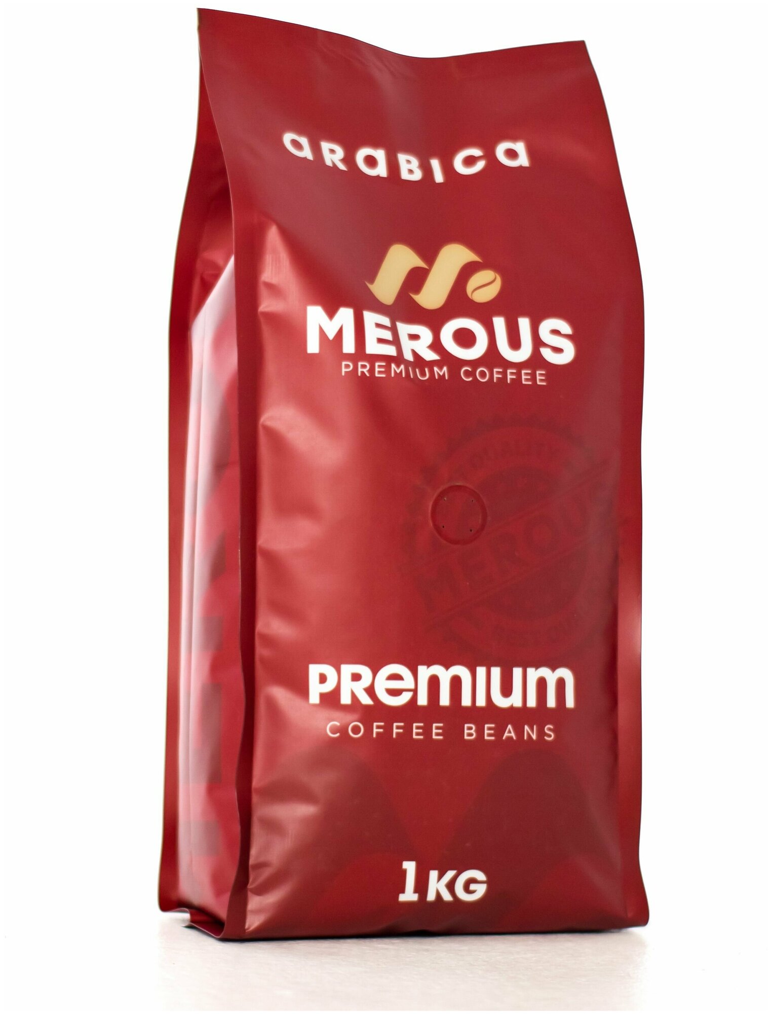 Кофе в зернах MEROUS Premium Arabica, 100% арабика, 1 кг