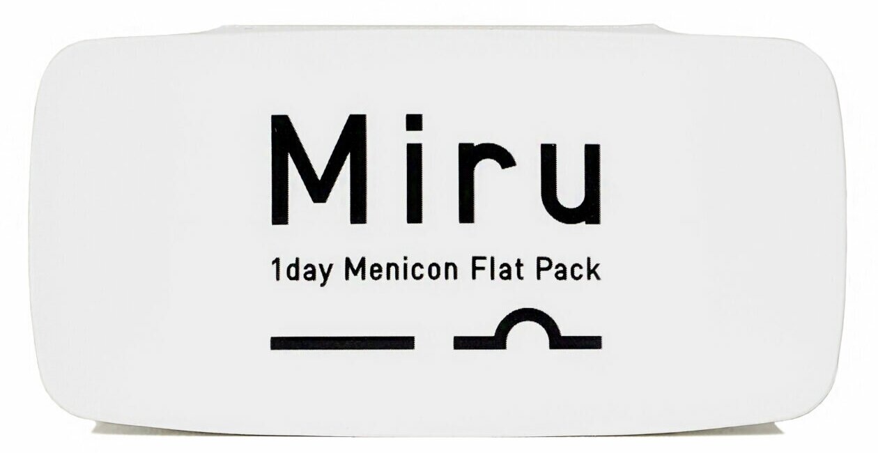 MIRU 1day Menicon Flat Pack 30 шт -10.00 R 8.6 прозр.