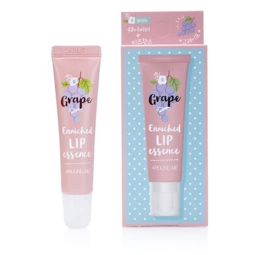 Welcos Эссенция для губ Around me Enriched Lip Essence Grape, розовый эссенция для губ around me enriched lip essence strawberry 8 7г