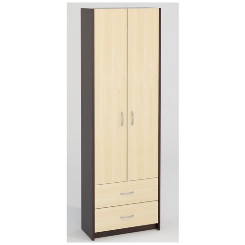 Шкаф платяной с ящиками Милана-2 венге дуб молочный 11950₽