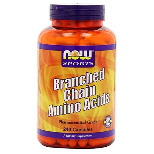 фото Now branched chain amino acids 120 капсул