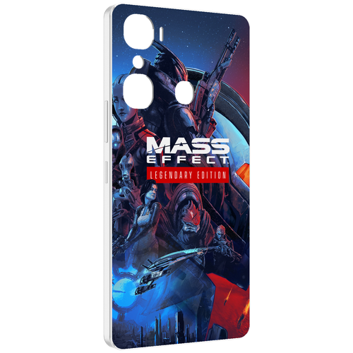 Чехол MyPads Mass Effect Legendary Edition для Infinix Hot 12 Pro задняя-панель-накладка-бампер чехол mypads mass effect legendary edition для realme x50 pro задняя панель накладка бампер