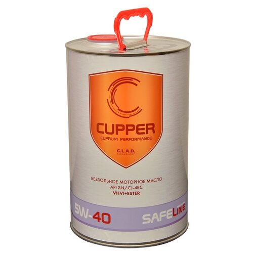 фото Синтетическое моторное масло cupper safe line 5w-40, 1 л