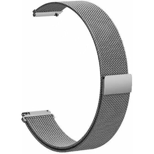 Браслет Миланская петля для Huawei Watch Fit Mini и часов с креплением 16мм (серый)