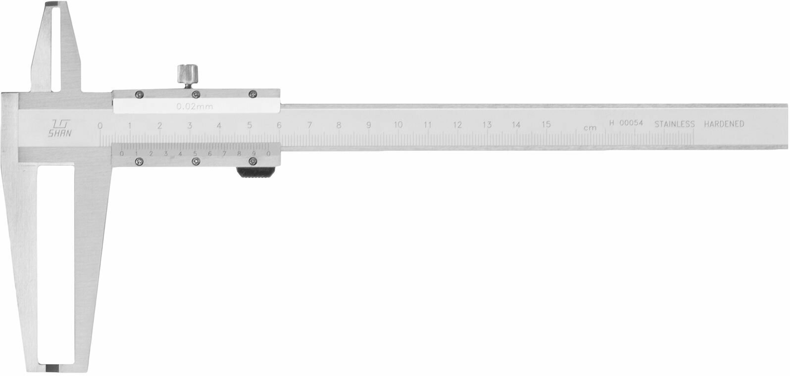 Штангенциркуль специальный ШЦСВК-9-150-002 (для изм внут. канавок и пазов двухсторонний) (грси №76551-19) SHAN