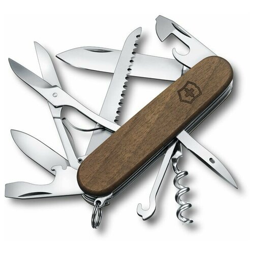 Victorinox нож huntsman wood, 91 мм, 13 функций, дерево