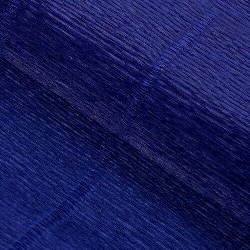 двойная тёмно синяя 387 мfj Бумага гофрированная, 955 Тёмно-синяя, 0,5 х 2,5 м