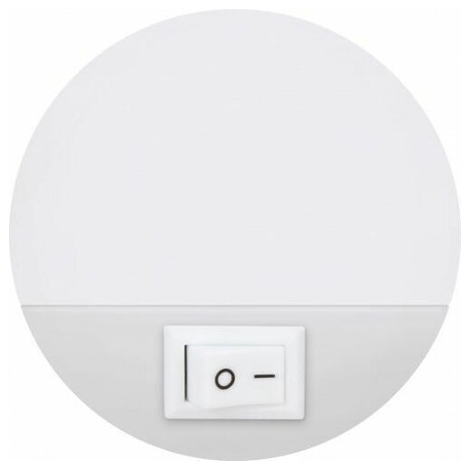 Ночник светодиодный NLE 07-LW белый с выключателем 230В 6000К IN HOME (2шт) (арт. 4690612028859)